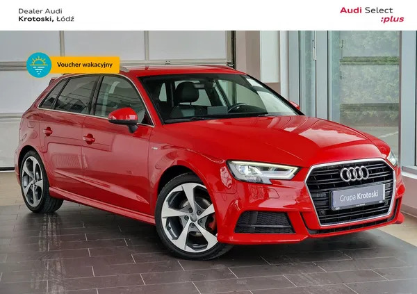 audi a3 łódź Audi A3 cena 104900 przebieg: 55117, rok produkcji 2018 z Łódź
